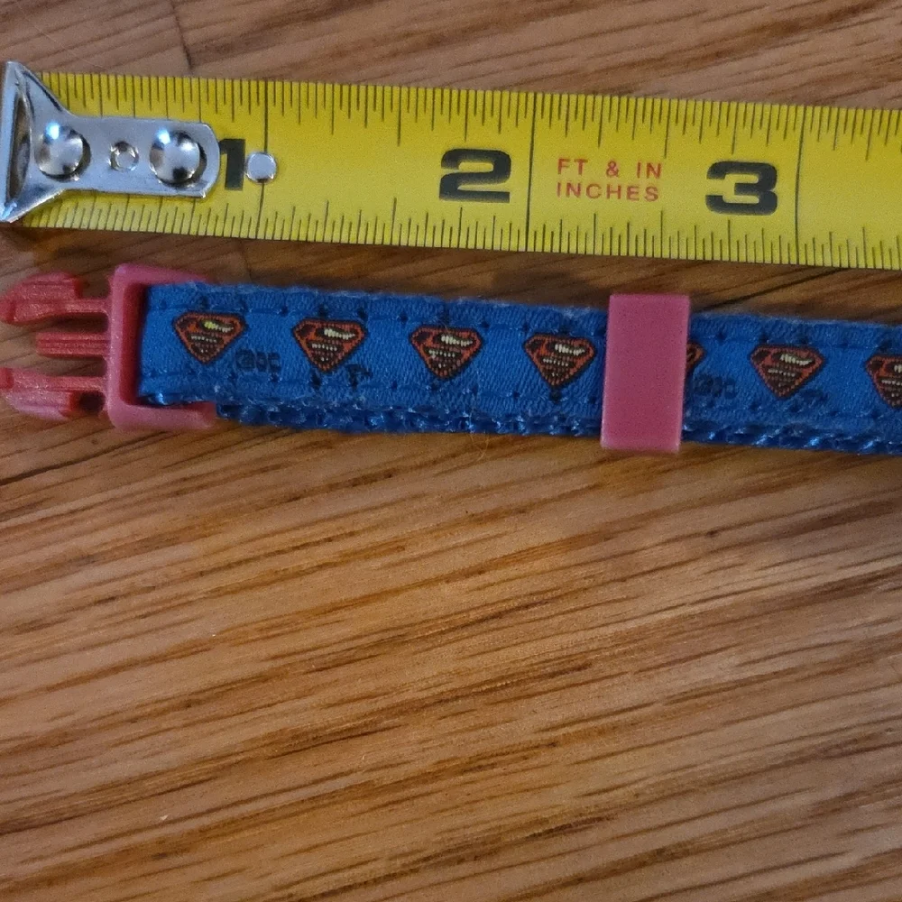 Blue Superman Dog/Cat Collar